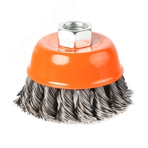 Щетка чашеобразная 100ммХМ14 витая проволока