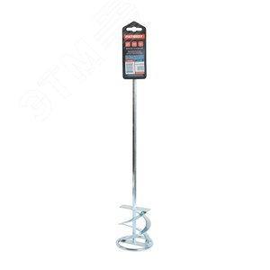 Миксер насадка  MP481 для строительных смесей, оцинкованный, 80x400 мм, хвостовик 8 мм