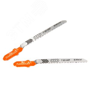 Пилка для лобзика T101AOF по ламинату, 2шт в блистере