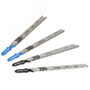 Набор пилок для лобзика   №1, 4шт в блистере