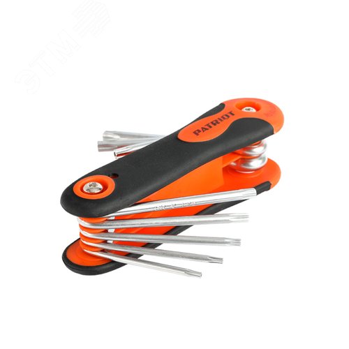 Набор ключей  SKT-8F, TORX, T9-T40 складные, CRV, 8-в-2