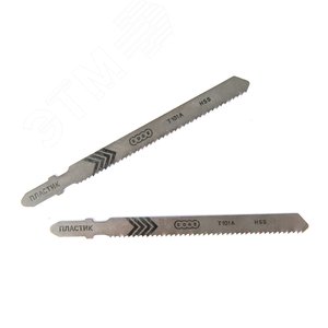 Пилка для лобзика T101A по пластику, 2шт в блистере
