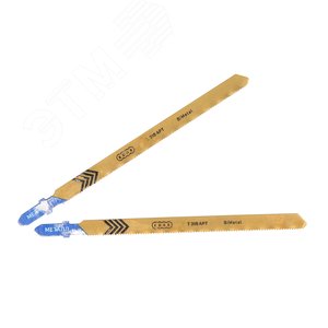 Пилка для лобзика T318AP по металлу, 2шт в блистере