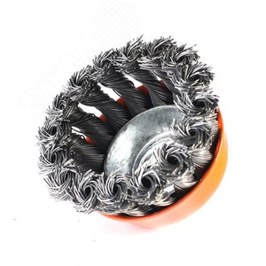 Щетка чашеобразная 65ммХМ14 витая проволока