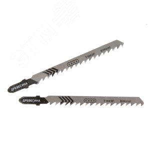 Пилка для лобзика T144DF по дереву, 2шт в блистере