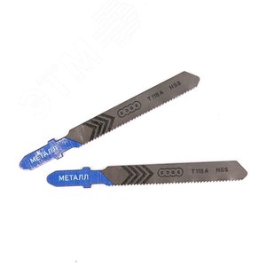 Пилка для лобзика T118A по металлу, 2шт в блистере
