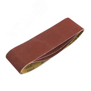 Лента абразивная   75ммх533мм,Р80, 3шт