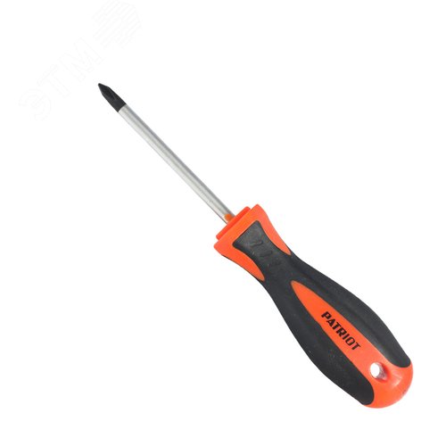 Отвертка PH1x75, CR-V,магнитная, 2-х компонентная рукоятка