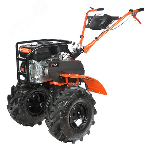 Мотоблок бензиновый  УРАЛ (колеса EXTREME) Россия