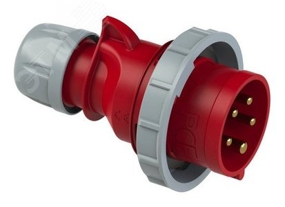 Вилка кабельная 32А/400V/3P+N+E/IP67