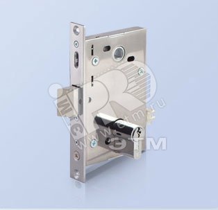 Замок электромеханический врезной -LBP85.2 с контактным устройством для двери из алюминиевого профиля, нормально открытый, межцентровое расстояние 85 