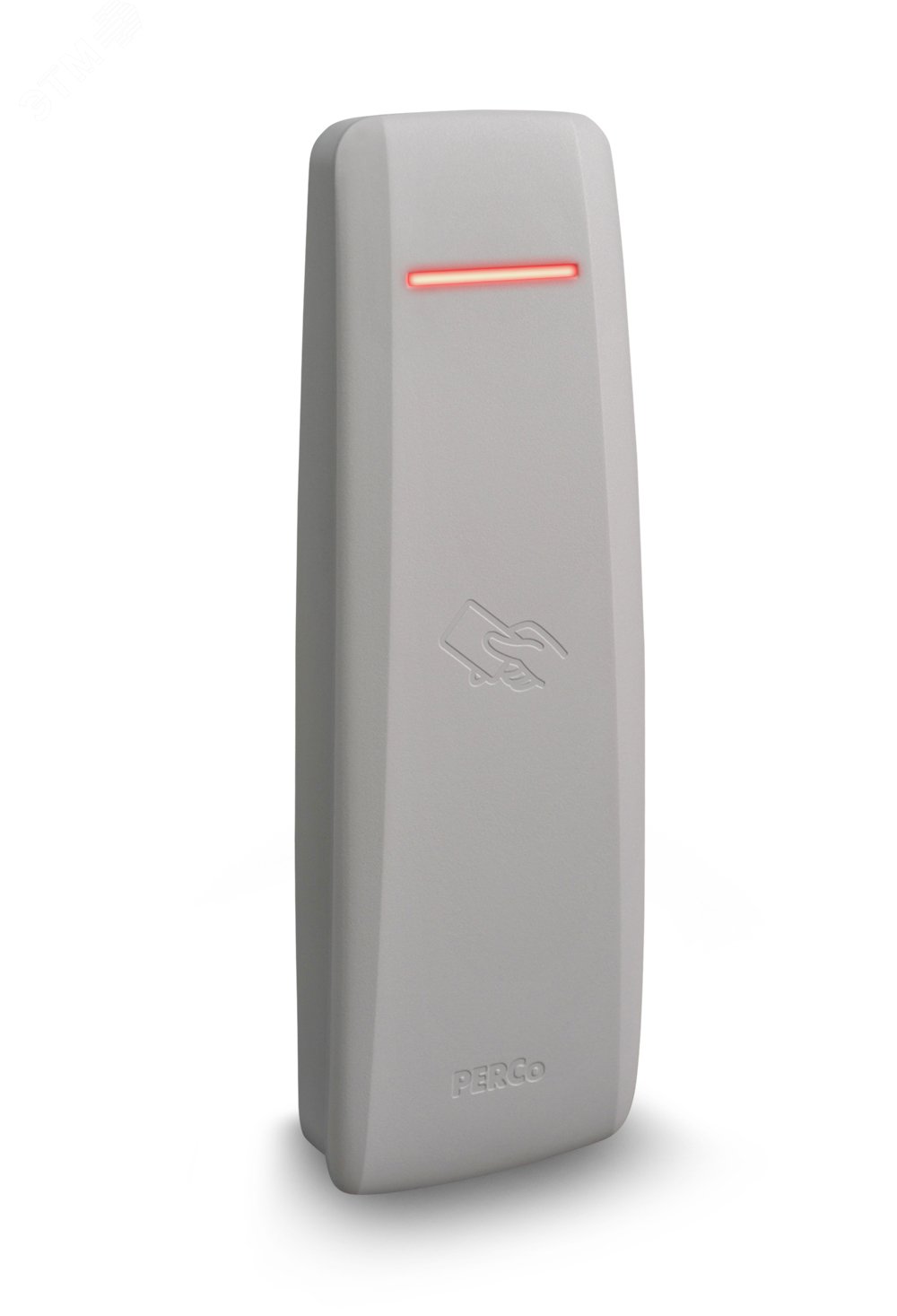 Контроллер замка со встроенным считывателем для карт формата EMM/HID, светло-серый цвет (RAL 7047)