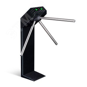 Турникет эл/мех  покрытие муар, темно-серый цвет  эффектом слюды, без планок