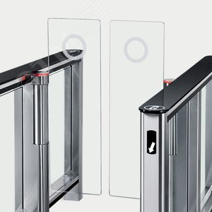 Комплект наклеек безопасности (2 шт.) -SG2 матовое кольцо'' на стеклянные створки турникета