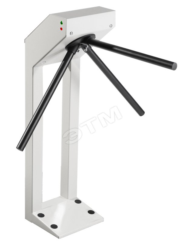 Турникет эл/мех -T-5, цвет - бежевый (RAL 7032), для эксплуатации в закрытых помещениях, со встр. эл-кой, БЕЗ преграждающих планок, с ПУ