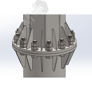 Комплект крепежа для ОСф/ОГСф-1,0 до 10м (укорочен.)
