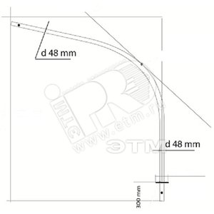 Кронштейн К1К-1,0-1,5-К110/48-0,048-ц