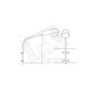 Кронштейн К1Н-1,2-0,5-Н300-0,048-ц