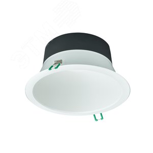 Светильник светодиодный ДВО 19.2 Вт 2350 лм 3000К 220-240В d216х105мм монт. d200мм IP54 белый отражатель Coreline Downlight gen5