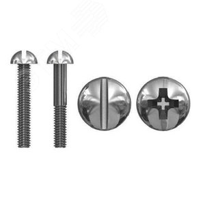 Винт В2.М1.6-6gх6.32.ЛС59-1.133 ГОСТ 17473-80 с   полукругой головкой и крестообразным шлицем       латунный никелированный