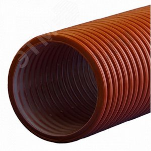 Труба ПЭ гофрированная двухслойная 368/315 SN8 с перфорацией 240гр 5отв - 6м.