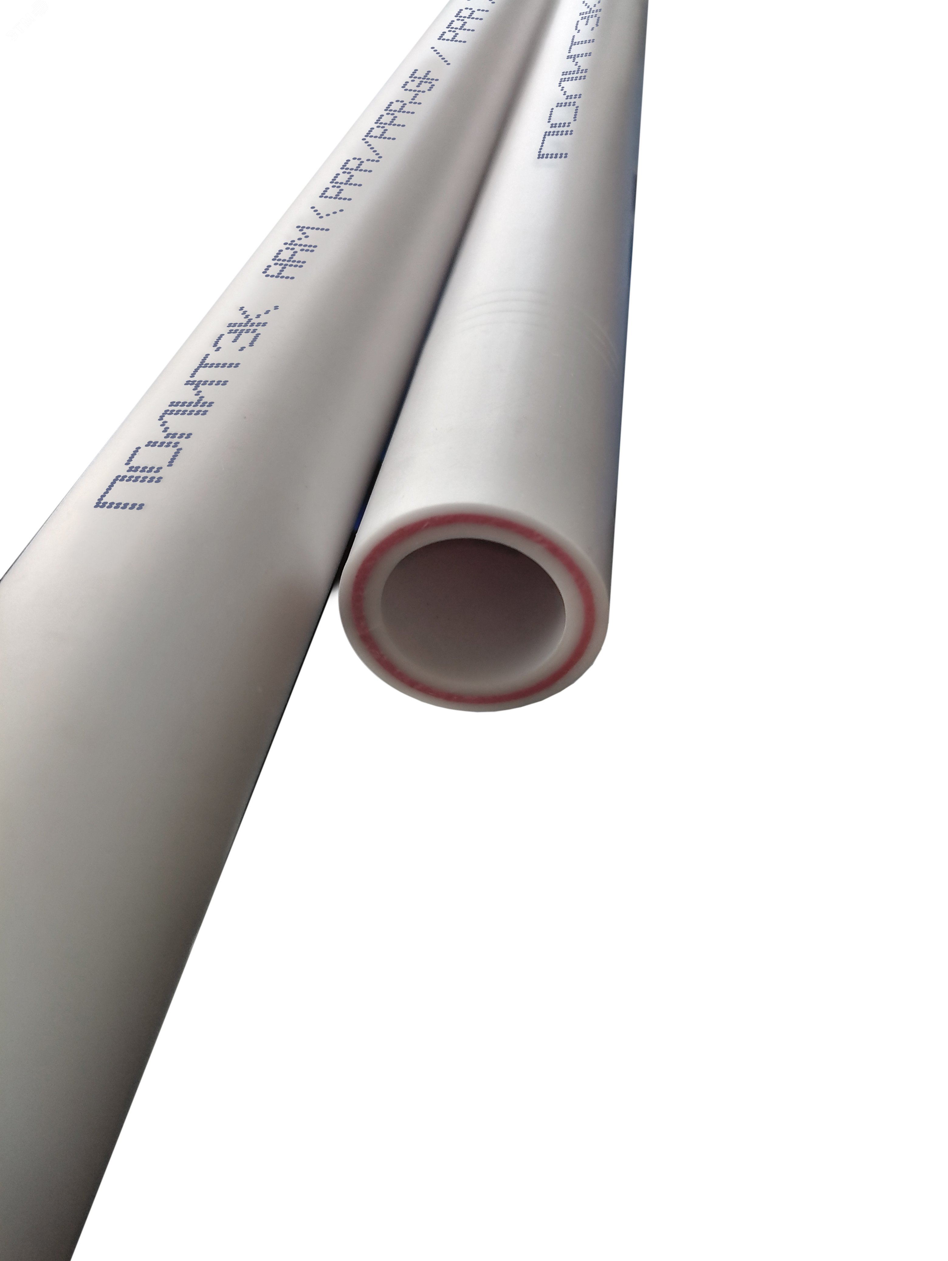 Труба полипропиленовая 75 х 10.3 SDR 7.4 PN 20 PPR армированная стекловолокном белая, хлыст 4м