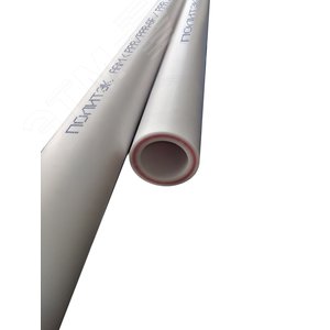 Труба полипропиленовая 75 х 10.3 SDR 7.4 PN 20 PPR армированная стекловолокном белая, хлыст 4м