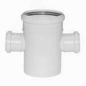 Крестовина одноплоскостная для бесшумной канализации 87.5 град. 110х50х50