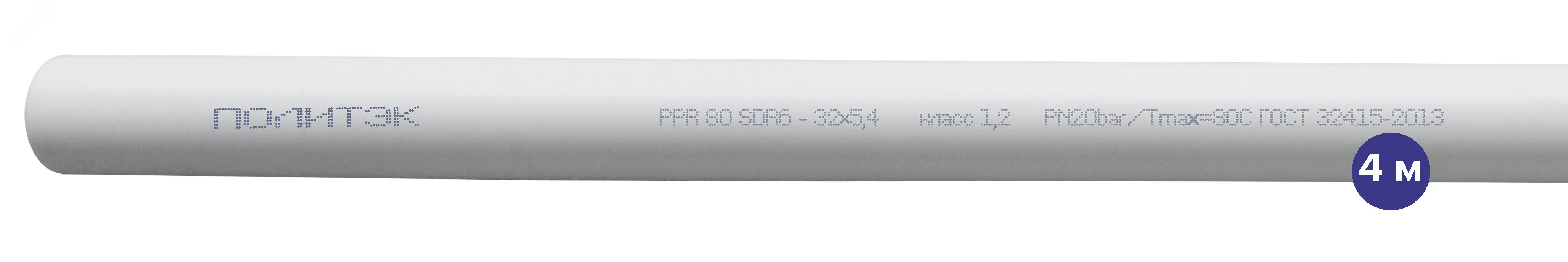 Труба полипропиленовая 32 х 5.4 SDR 6 PN 20 PPR белая, хлыст 4м