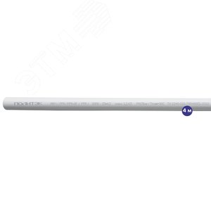 Труба полипропиленовая 25 х 4.2 SDR 6 PN 25 PPR армированная стекловолокном белая, хлыст 4м