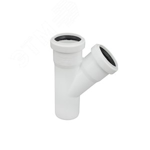 Тройник для бесшумной канализации 45 град. 50 х 50