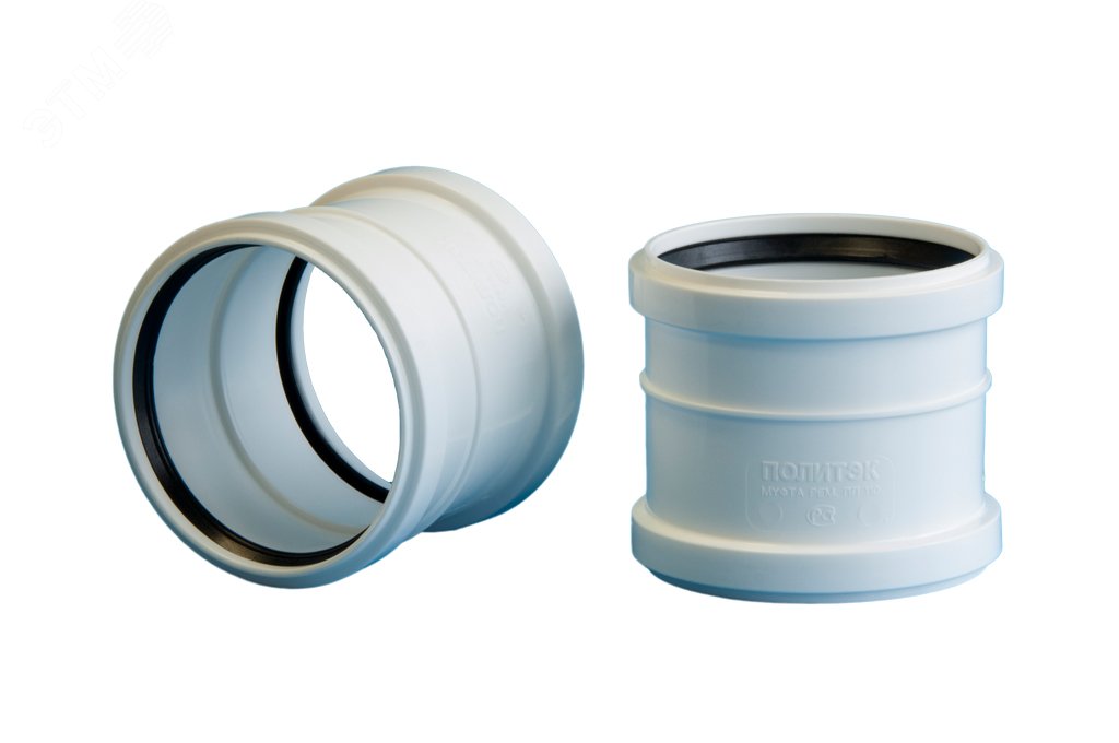 Муфта двухраструбная для бесшумной канализации 50