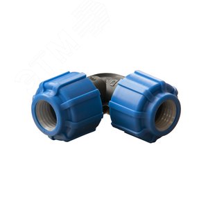 Отвод ПНД компрессионный 90 град 20 мм