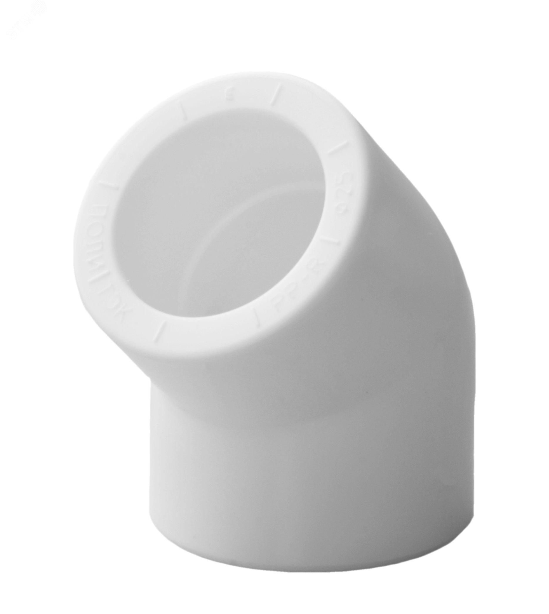 Угольник 20 45 град., полипропиленовый, белый