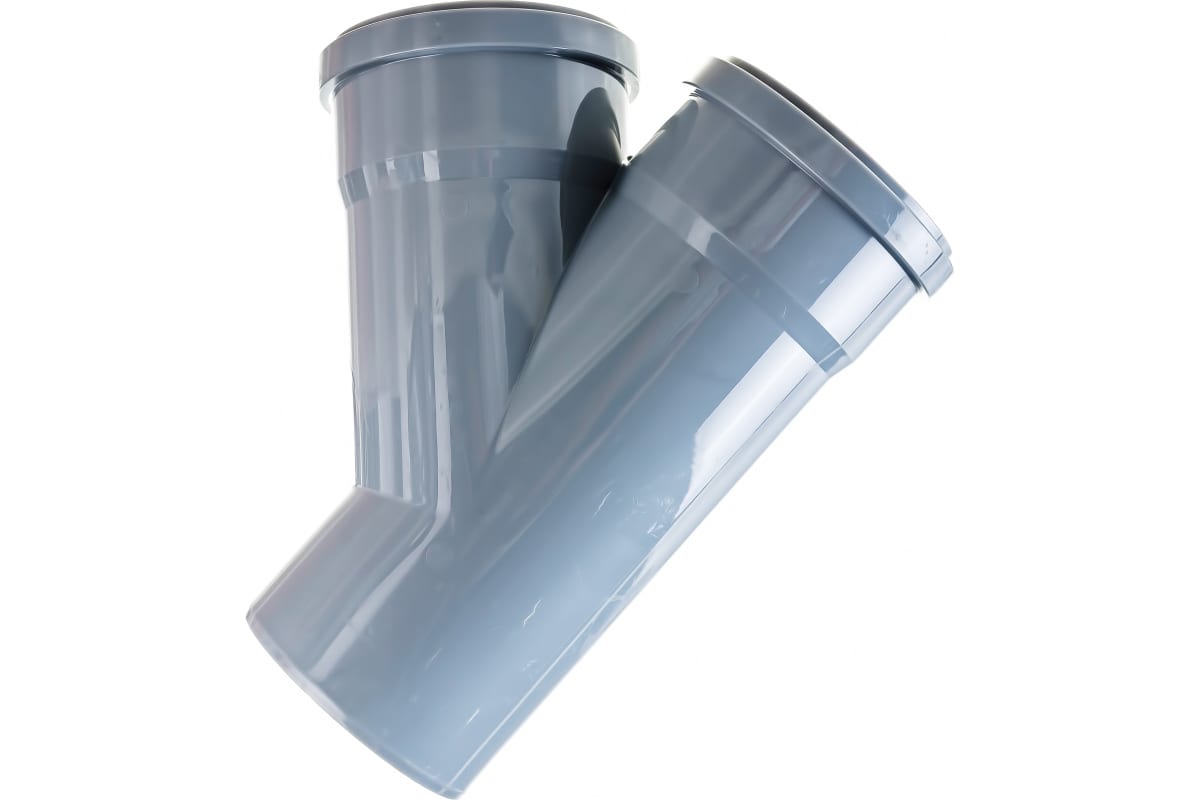 Тройник канализационный 45 град. 110 х 110