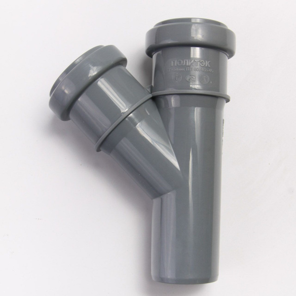 Тройник канализационный 45 град. 40 х 40