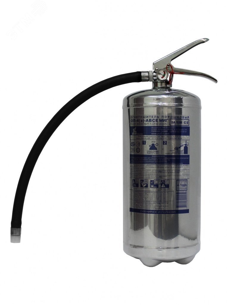 Огнетушитель ОП-4(з) МИГ ABCE нерж