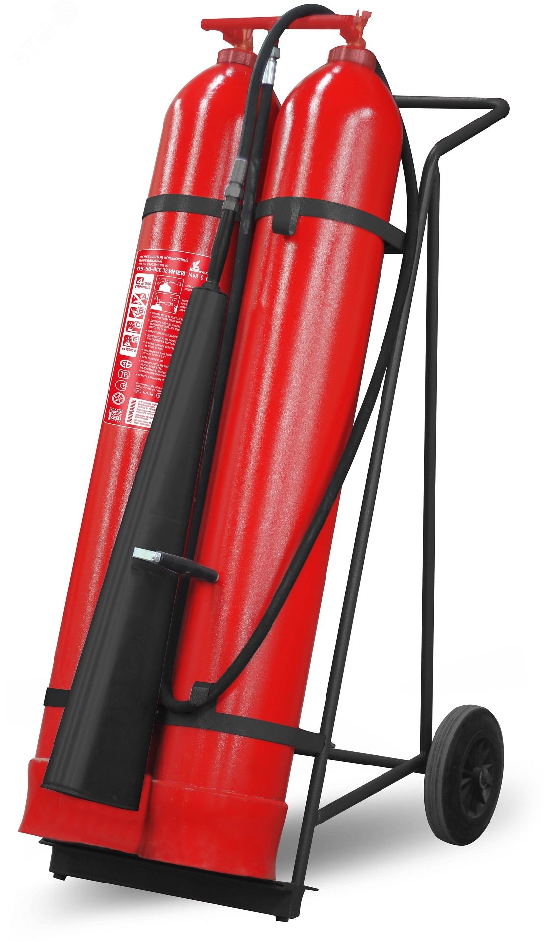 Огнетушитель углекислотный ОУ-50 ИНЕЙ ВСЕ Морской