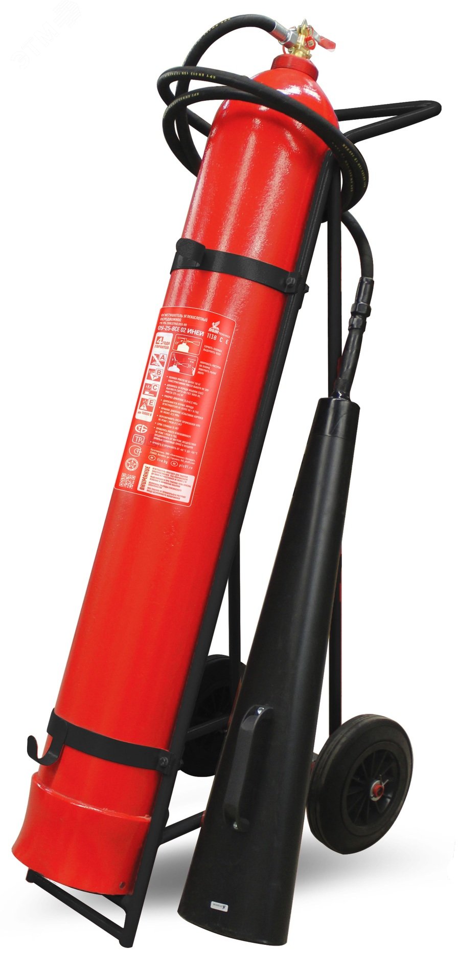 Огнетушитель углекислотный ОУ-25 ИНЕЙ ВСЕ Морской