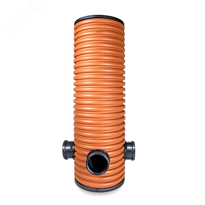 Колодец дренажный с тремя выходами SN8 1.0м ID300x110