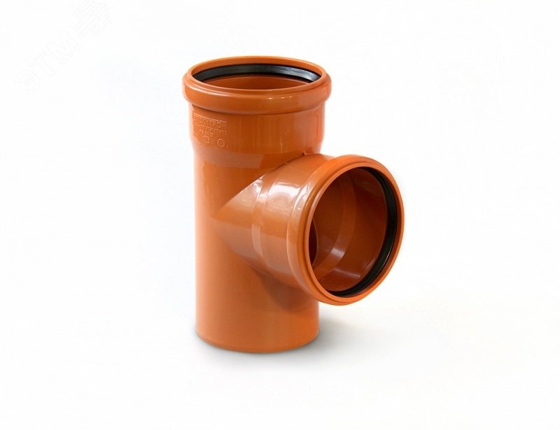 Тройник для наружной канализации 160x160/87.5