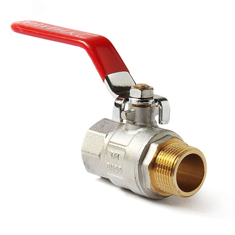 Кран шаровой полнопроходной, ручка-рычаг, НВ 1/2