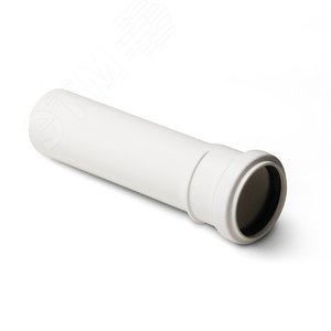 Труба канализационная 50 х 1500 мм PP, однораструбная, малошумная, белая