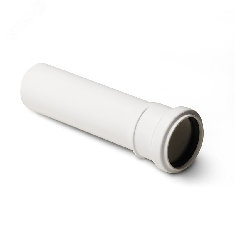 Труба канализационная 50 х 750 мм PP, однораструбная, малошумная, белая