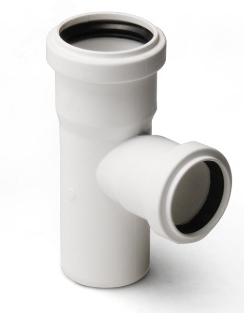 Тройник для малошумной канализации 50x50 мм 87.5 град.