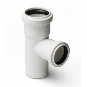 Тройник для малошумной канализации 50x40 мм 87.5 град.