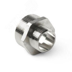 Ниппель латунный резьбовой переходной, Н 3/8 х 1/4