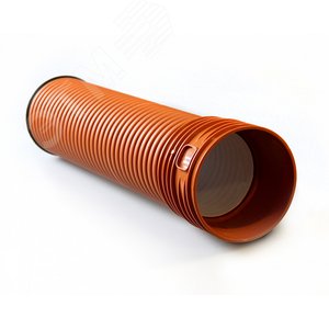 Труба гофрированная 500 х 6000 мм с итегрированной муфтой SN8, наружняя