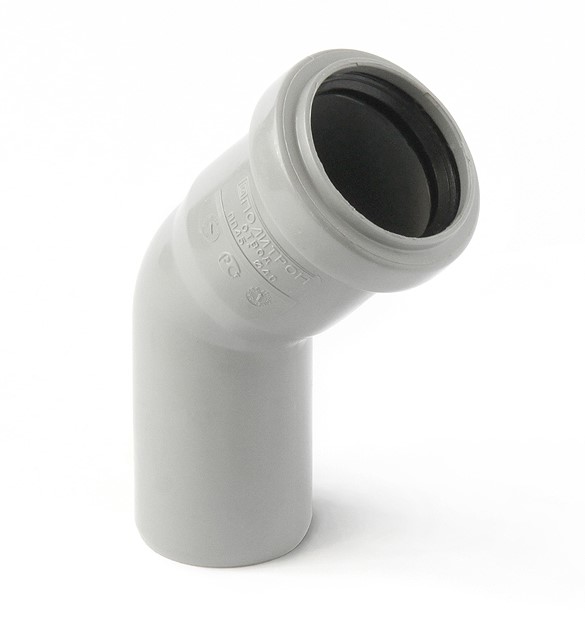 Отвод (полипропилен) 50x45град.