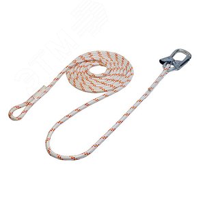 Строп из каната 10 м, с монтажным карабином и крепежной петлей - Строп В 10 м